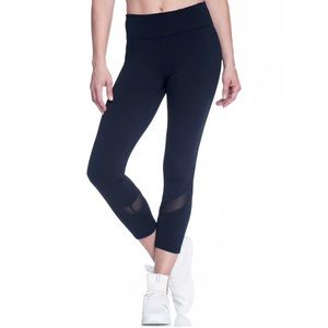 Gaiam Om Mesh Capri Yoga Leggings